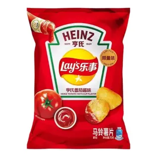 Lays Potatischips Heinz Tomato Ketchup Smak 70g x 22st godis grossist