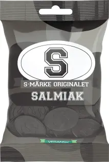 S-M&auml;rke Salmiak 70g x 18st godis grossist