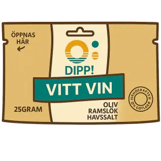 &Ouml;-Chips Dippmix Vitt Vin - Oliv, Ramsl&ouml;k, Havssalt 25g x 20st godis grossist
