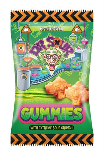 Dr Sour Gummies Peach 200g x 12st