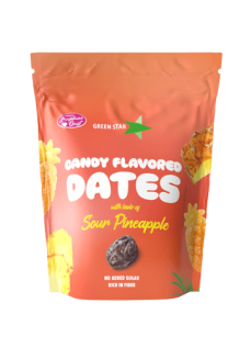 Green Star Dates Sour Pineapple 90g x 12st