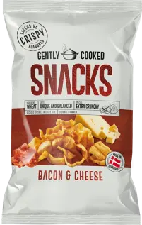 Gently Cooked Snacks Bacon & Ost 60g x 12st godis grossist