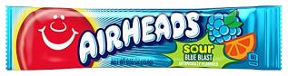 Airheads Bar Sour Blue Blast 15,6g x 36st godis grossist