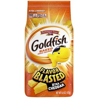 Goldfish Flavor Blasted Xtra Cheddar 187g x 24st godis grossist