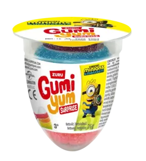 Gumi Yum Surprise Minions 26g x 18st godis grossist