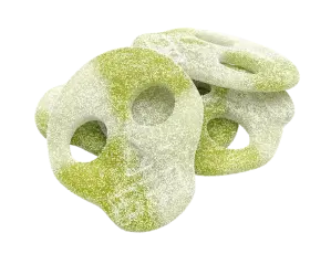 Candy People Sour Apple Skulls 4kg godis grossist