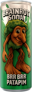 Brainrot Soda Brr Brr Patapim 250ml x 24st godis grossist