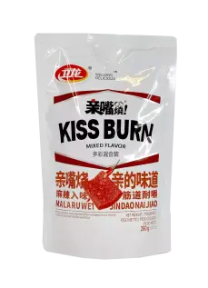 Wei Long Kiss Burn Mixed Flavor 260g x 10st godis grossist