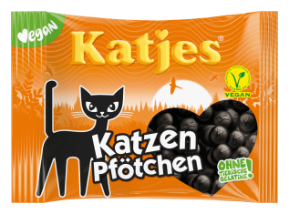 Katjes Katzen Pf&ouml;tchen 175g x 22st godis grossist