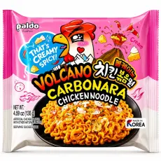 Paldo Volcano Chicken Carbonara Noodle 130g x 4st godis grossist