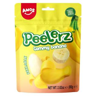 Peelerz Peelable Gummy Banana 80g x 24st godis grossist
