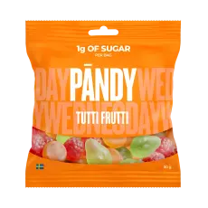 P&auml;ndy Candy Tutti Frutti 50g godis grossist
