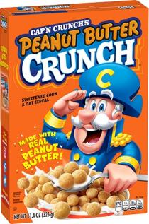 Cap N Crunch Peanut Butter 325g x 14st