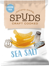 Spuds Craft Cooked Chips Sea Salt 145g x 12st