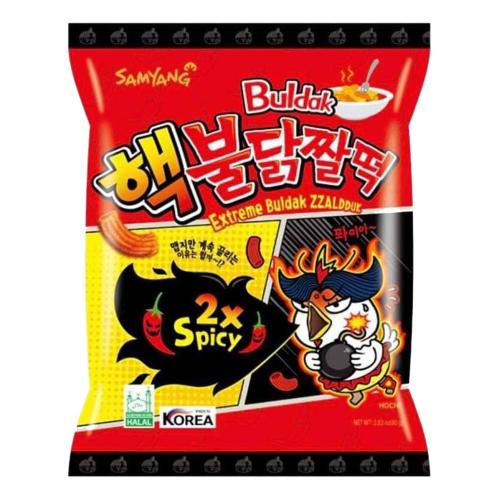 Samyang Zzaldduk Hot Chicken 2x Spicy Flavor Snack 80g x 24st