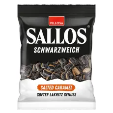 Sallos Mjuk Salted Karamel Lakritz 200g x 20st godis grossist