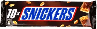 Snickers Chokladbar 10-Pack 500g x 21st godis grossist