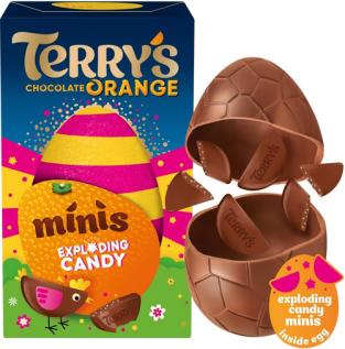 Terrys Chocolate Orange Egg & Exploding Candy Minis 91g x 12st godis grossist