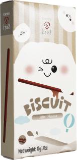 Tokimeki Biscuit Stick - Latte Flavour 40g x 10st godis grossist
