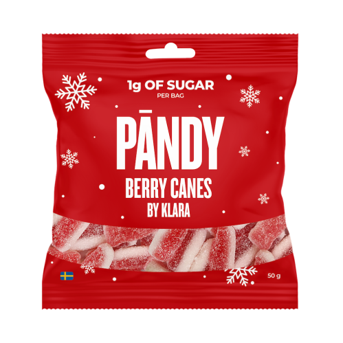 Pändy Candy Berry Canes by Klara 50g