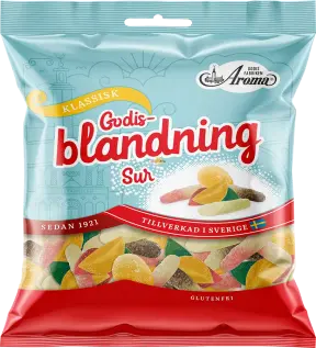 Aroma Godisblandning Sur 115g x 20st godis grossist