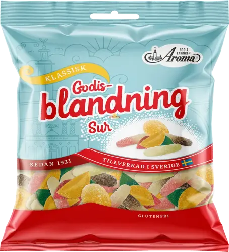 Aroma Godisblandning Sur 115g x 20st