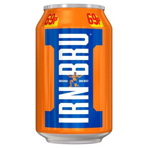 Barr Irn Bru 33cl x 24st (helt flak)