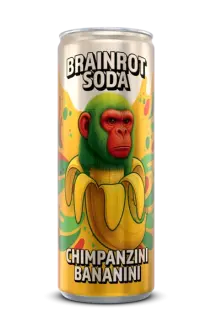 Brainrot Soda Chimpanzini Bananini 250ml x 24st godis grossist