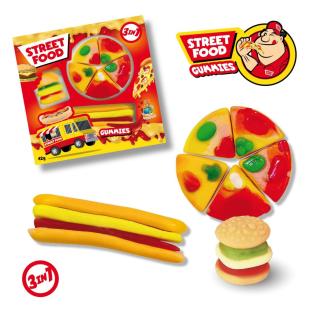 Street Food Gummies 42g x 16st godis grossist