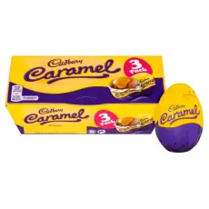 Cadbury Caramel Egg 3-pack 120g x 10st godis grossist