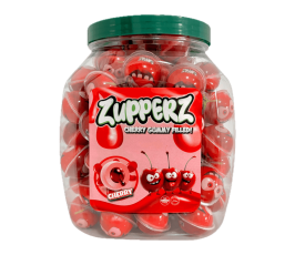 Zuppers Cherry Gummy Filled 18g x 50st godis grossist