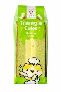 Tokimeki Triangle Sponge Cake Matcha Flavour 90g x 10st godis grossist