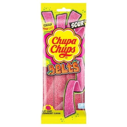 Chupa Chups Belts Strawberry 90g x 18st