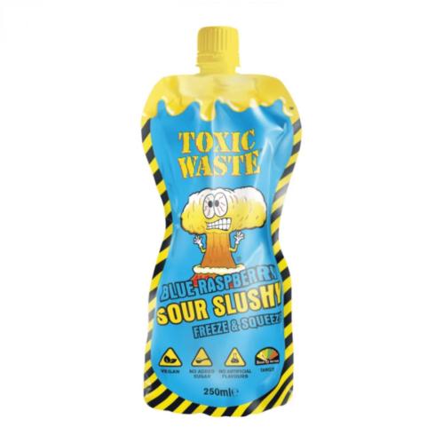 Toxic Waste Sour Slushy Blue Raspberry 250ml x 12st