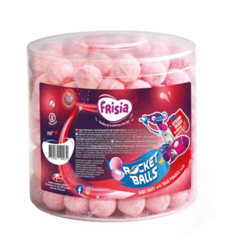 Frisia Rocket Balls Sour Strawberry 200st