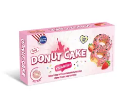 American Bakery Donut Cake Strawberry 135g x 24st