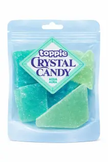 Toppie Crystal Candy Bl&aring;b&auml;r 80g x 15st godis grossist