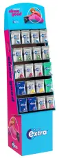 Wrigleys Extra White Tuggummi Display 300st godis grossist