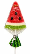 Watermelon Jelly Candy Lollipops 20g x 40st godis grossist