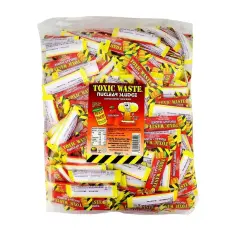Toxic Waste Nuclear Sludge Mini Chew Bars Sour Cherry 3kg godis grossist