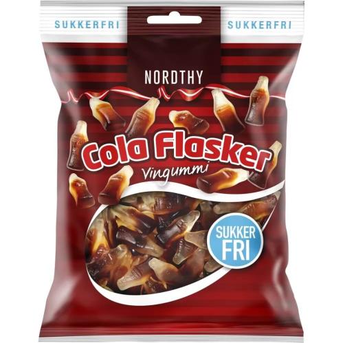 Nordthy Colaflaskor Sockerfri 80g x 10st