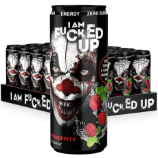 F-ucked Up Energy Drink - Raspberry 33cl x 24st (helt flak)