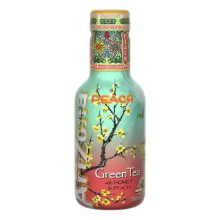 Arizona Green Tea Honey and Peach 500ml x 6st