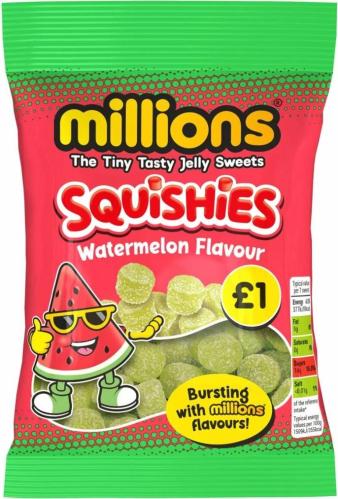 Millions Squishies Watermelon Flavour 120g x 12st