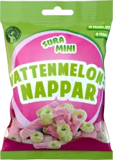 Sura Mini Vattenmelonnappar 70g x 18st godis grossist