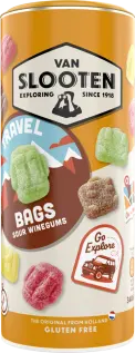 Van Slooten Travel Bags 210g x 12st godis grossist