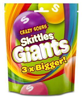 Skittles Giants Crazy Sours 132g x 15st godis grossist