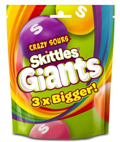 Skittles Giants Crazy Sours 132g x 15st