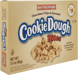 Just The Dough Cookie Dough Bites Chocolate Chips & Caramel 88g x 12st godis grossist