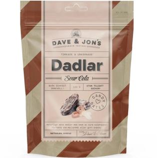 Dave & Jons Dadlar Sour Cola 125g x 16st
